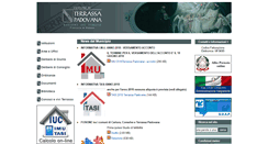Desktop Screenshot of comune.terrassa.pd.it